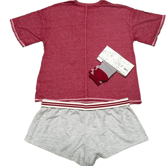 Warner Bros Womens Looney Tunes 3 Piece Shorty Sleep Set Size L NEW NWT - Picture 3 of 12